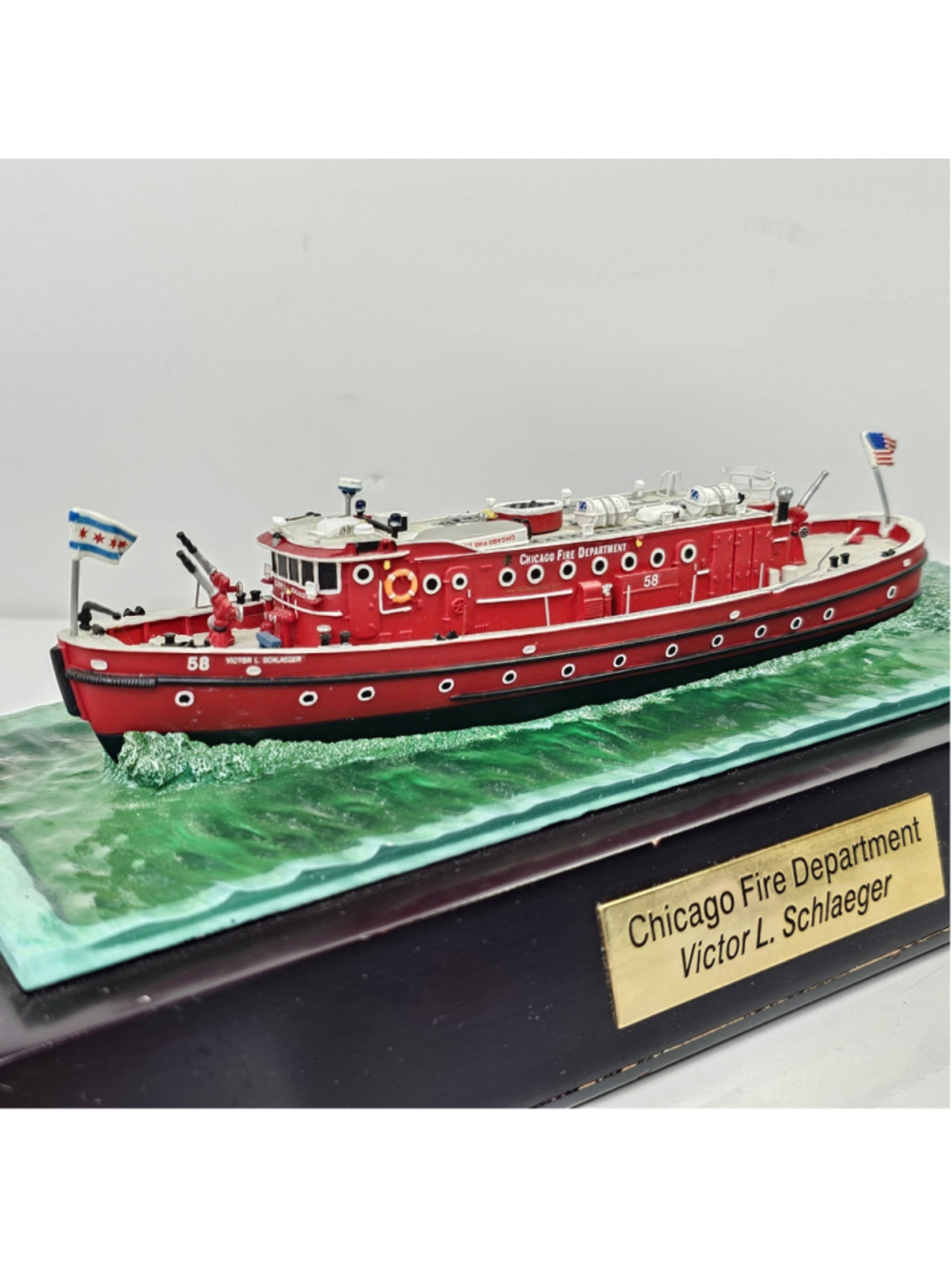 Code 3 Chicago Fireboat Victor L. Schlaeger with Defects, READ